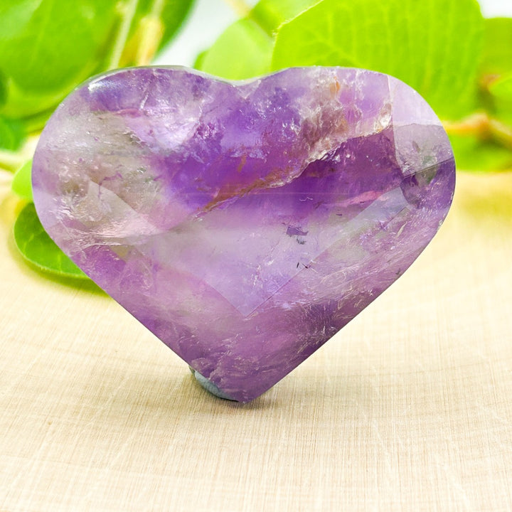 Super Seven  Melody Stone Polished Heart ( 35 )