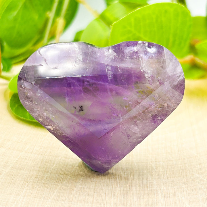 Super Seven  Melody Stone Polished Heart ( 35 )