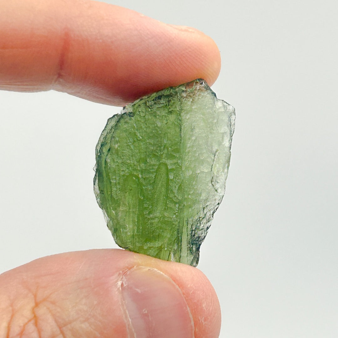 Moldavite Natural Tektite Powerful Crystal 4-6gm ( 1 )