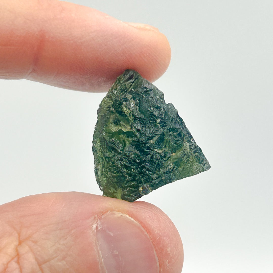 Moldavite Natural Tektite Powerful Crystal 5-8gm ( 10 )