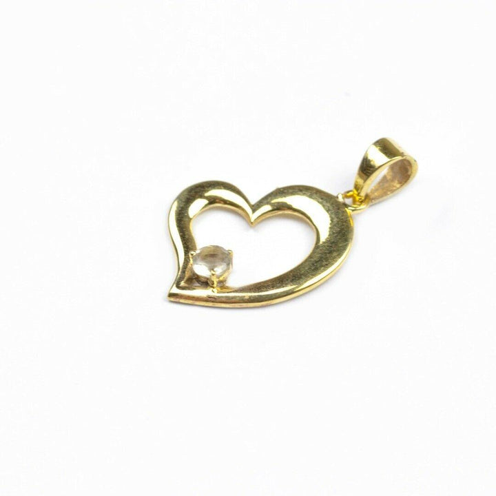 Libyan Glass Tektite  9 Carat Gold Pendant (947495)