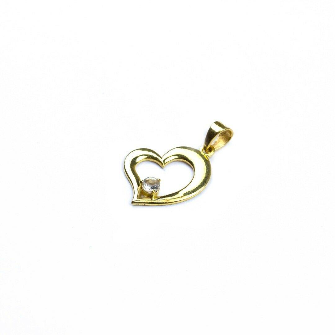 Azeztulite Satyaloka Faceted 9 Carat Gold Pendant - 12 Synergy Stone  (114194)