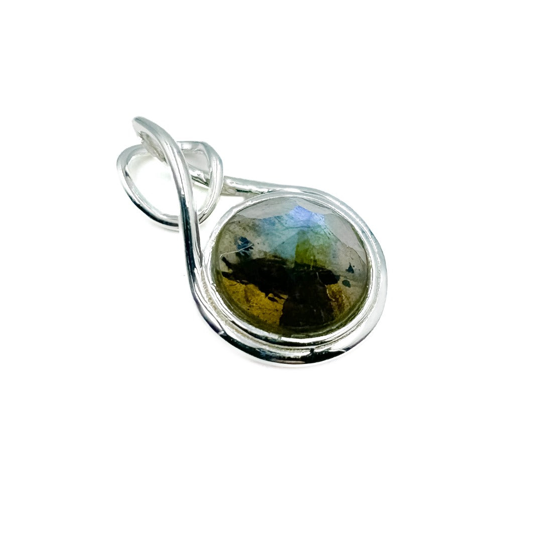 Labradorite Sterling Silver Pendant ( 924532 )