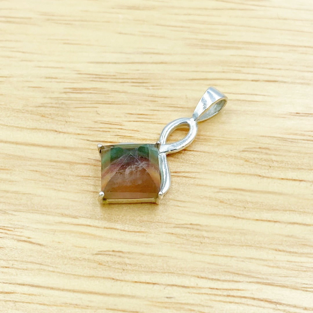 Fluorite Sterling Silver Pendant ( 78451 )