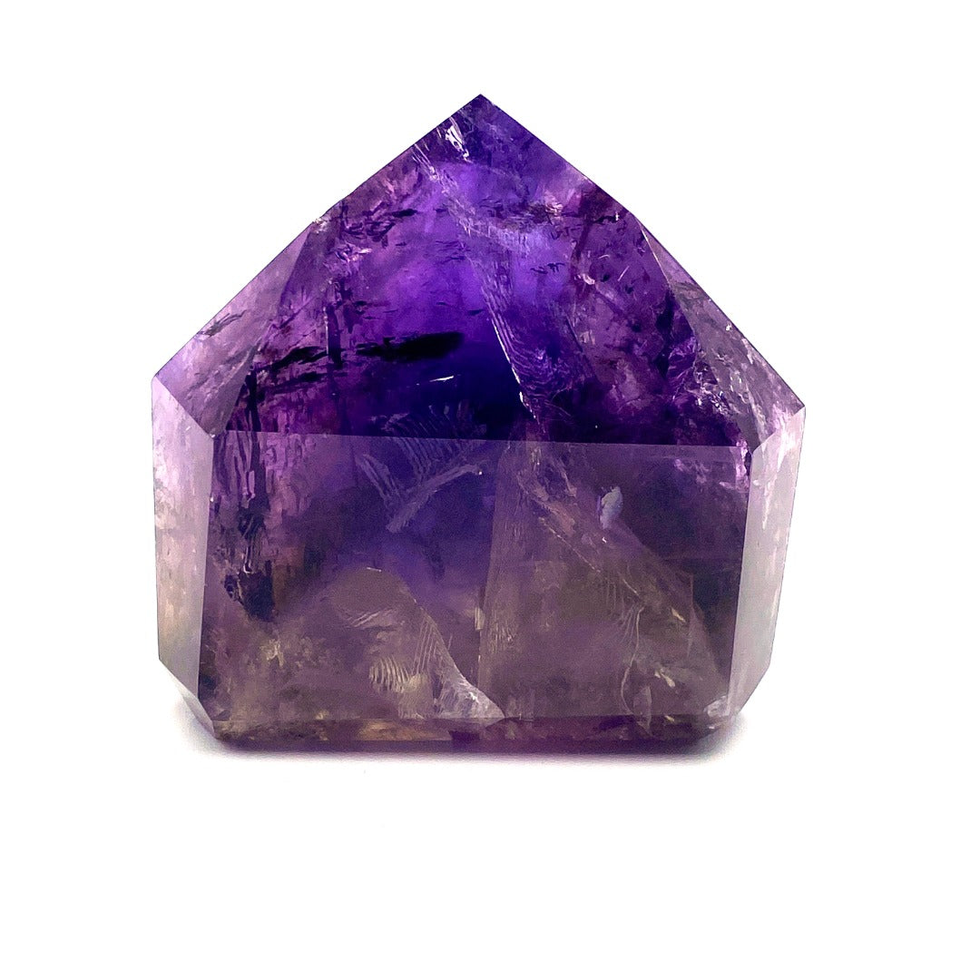Amethyst Polished Crystal Cut Crystal Point( 656319 )