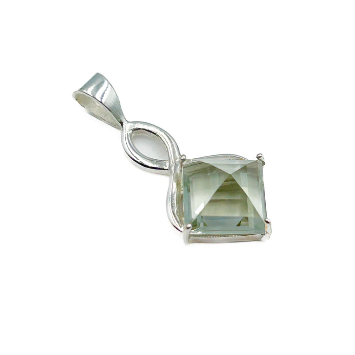 Prasiolite Green Amethyst Sterling Silver Pendant  ( 308280  )