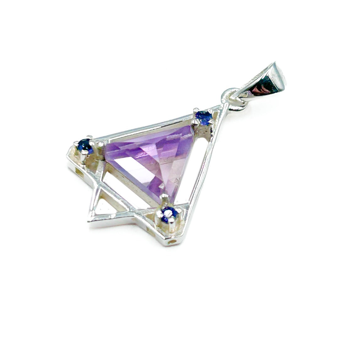 Amethyst Sterling Silver Pendant ( 135577 )