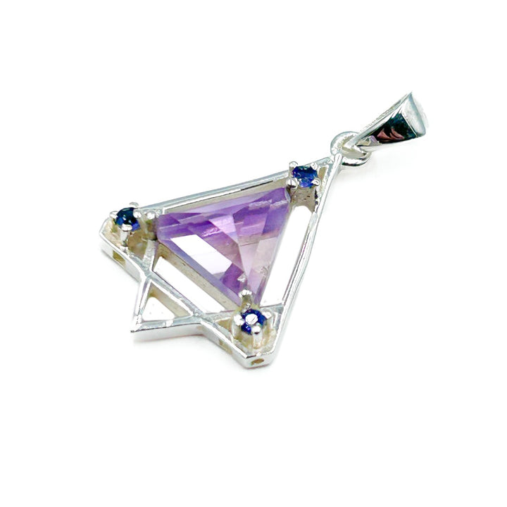 Amethyst Sterling Silver Pendant ( 135577 )