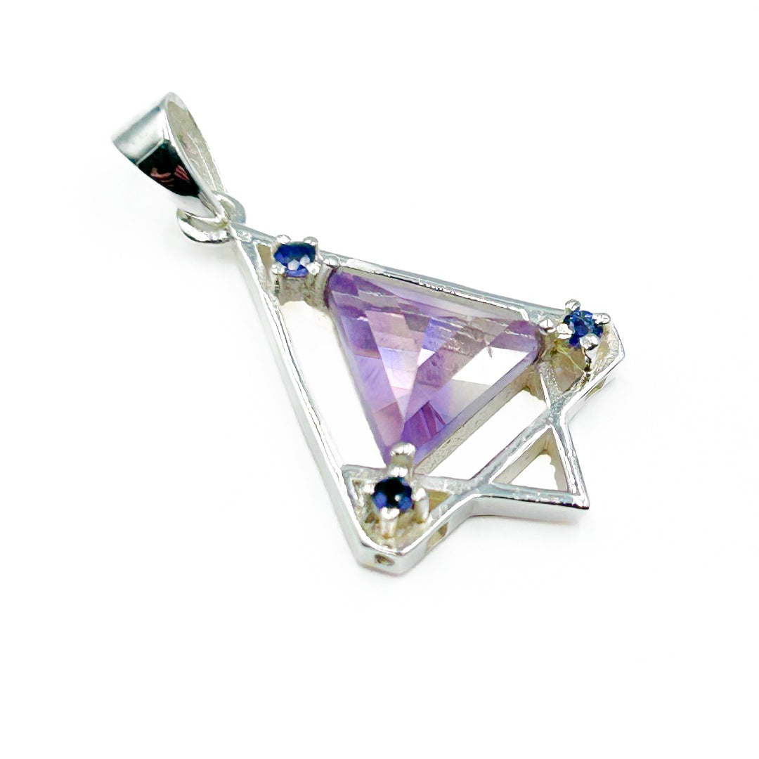 Amethyst Sterling Silver Pendant ( 135577 )