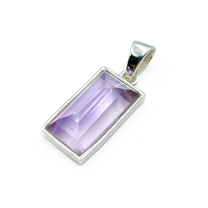 Amethyst Sterling Silver Pendant ( 721103 )