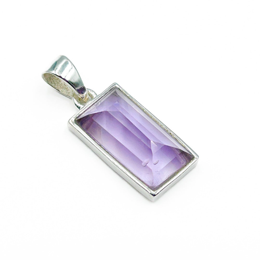 Amethyst Sterling Silver Pendant ( 721103 )