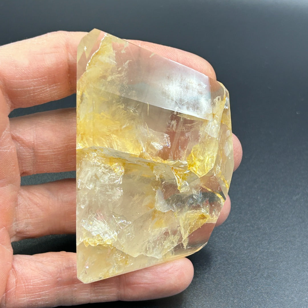 Healers Gold Crystal Quartz Free Form Piece ( 164516 )