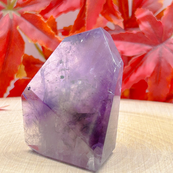 Amethyst Polished Crystal Cut Crystal Piece ( 158353 )