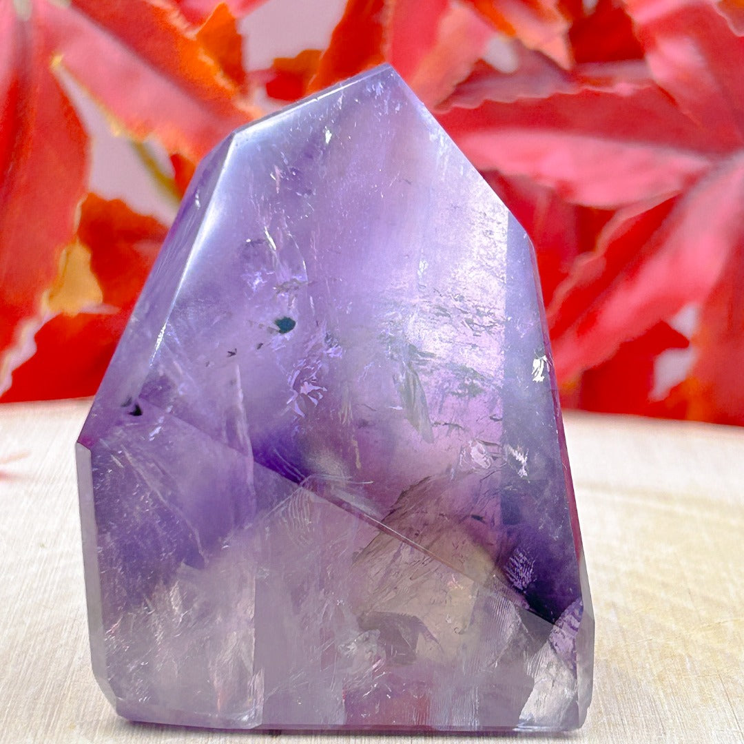 Amethyst Polished Crystal Cut Crystal Piece ( 158353 )