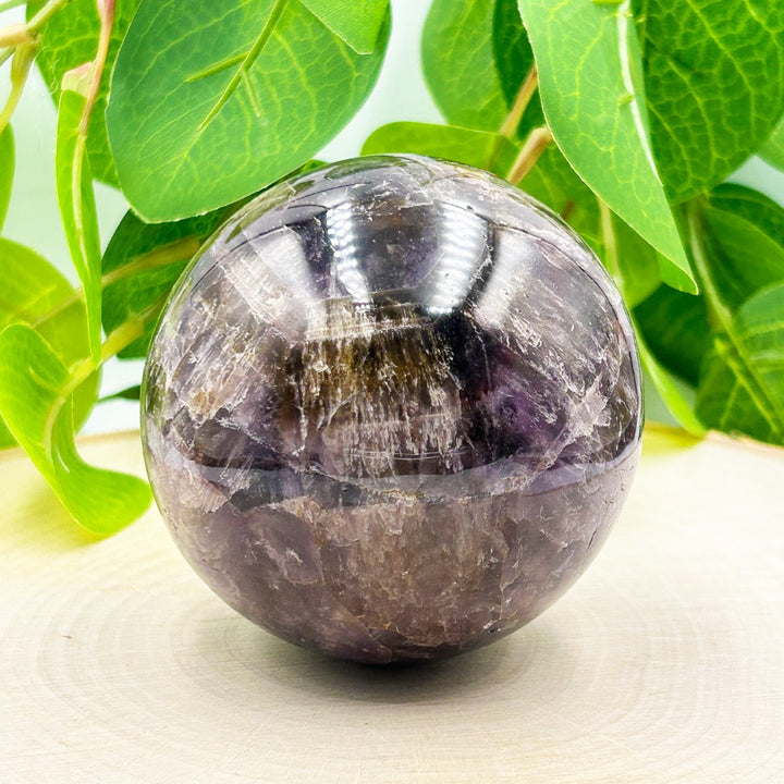 Super Seven  Melody Stone Cacoxenite Sphere 525gm