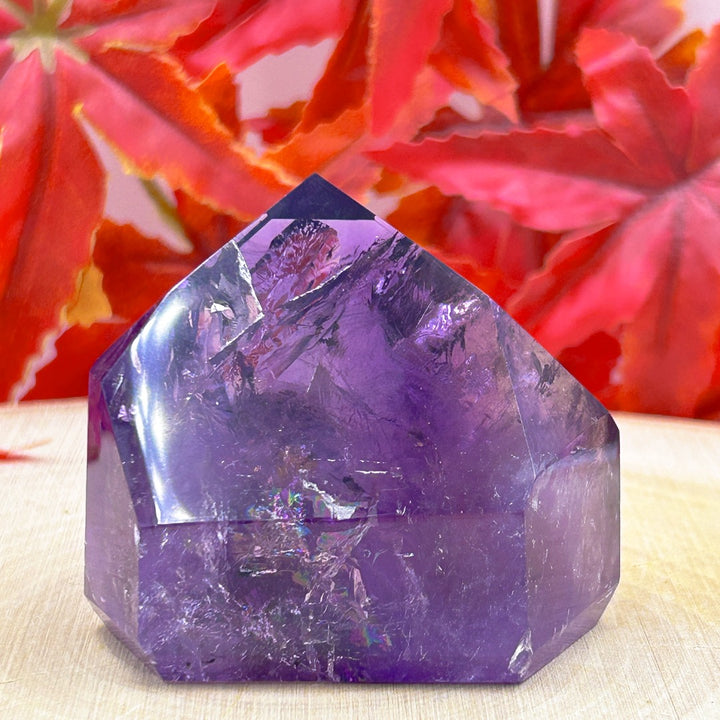 Amethyst Polished Crystal Cut Crystal Piece ( 384698 )