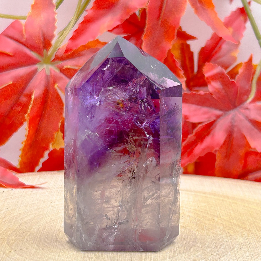 Amethyst Polished Crystal Cut Crystal Piece ( 516830 )