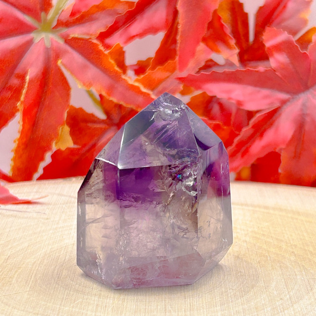 Amethyst Polished Crystal Cut Crystal Piece ( 109264 )