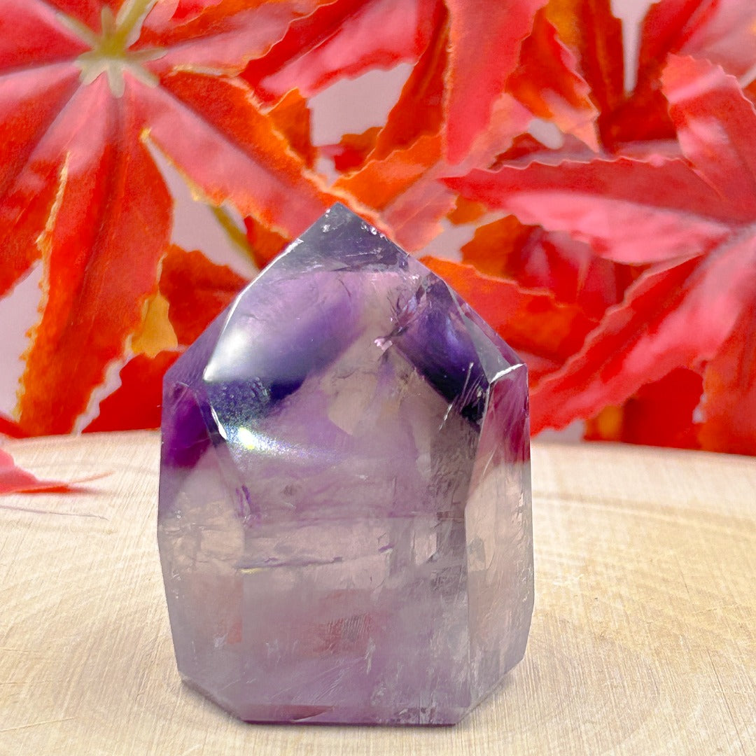 Amethyst Polished Crystal Cut Crystal Piece ( 109264 )