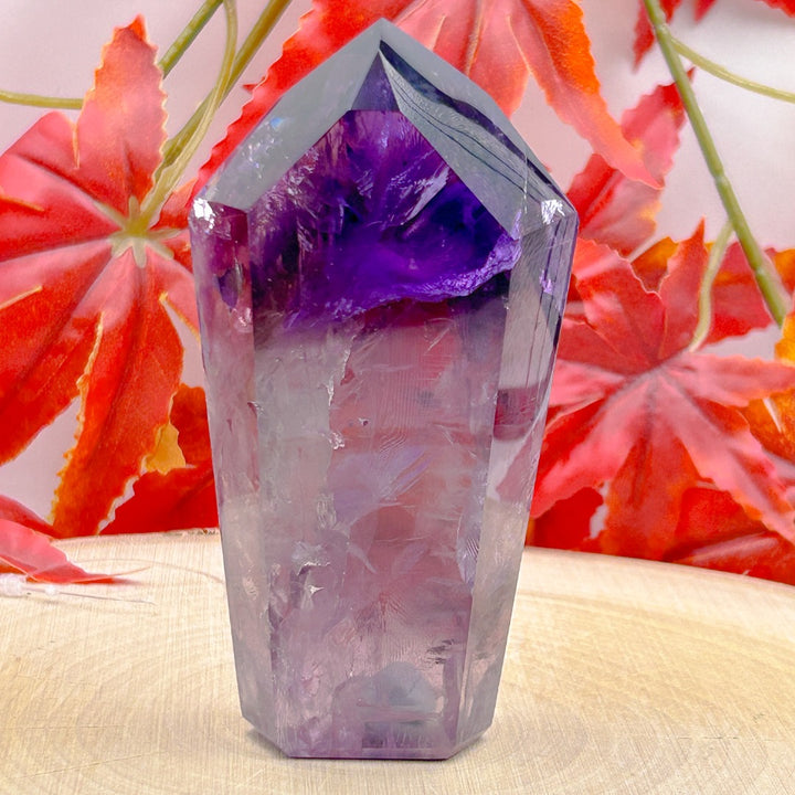 Amethyst Polished Crystal Cut Crystal Piece ( 112188 )