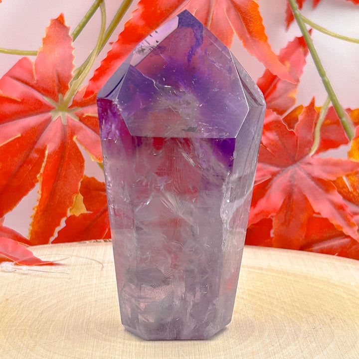 Amethyst Polished Crystal Cut Crystal Piece ( 112188 )