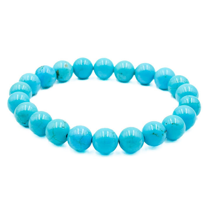 Turquoise 8mm Crystal Healing Bracelet ( 498555 )