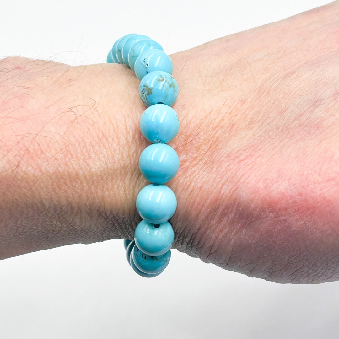 Turquoise 8mm Crystal Healing Bracelet ( 498555 )
