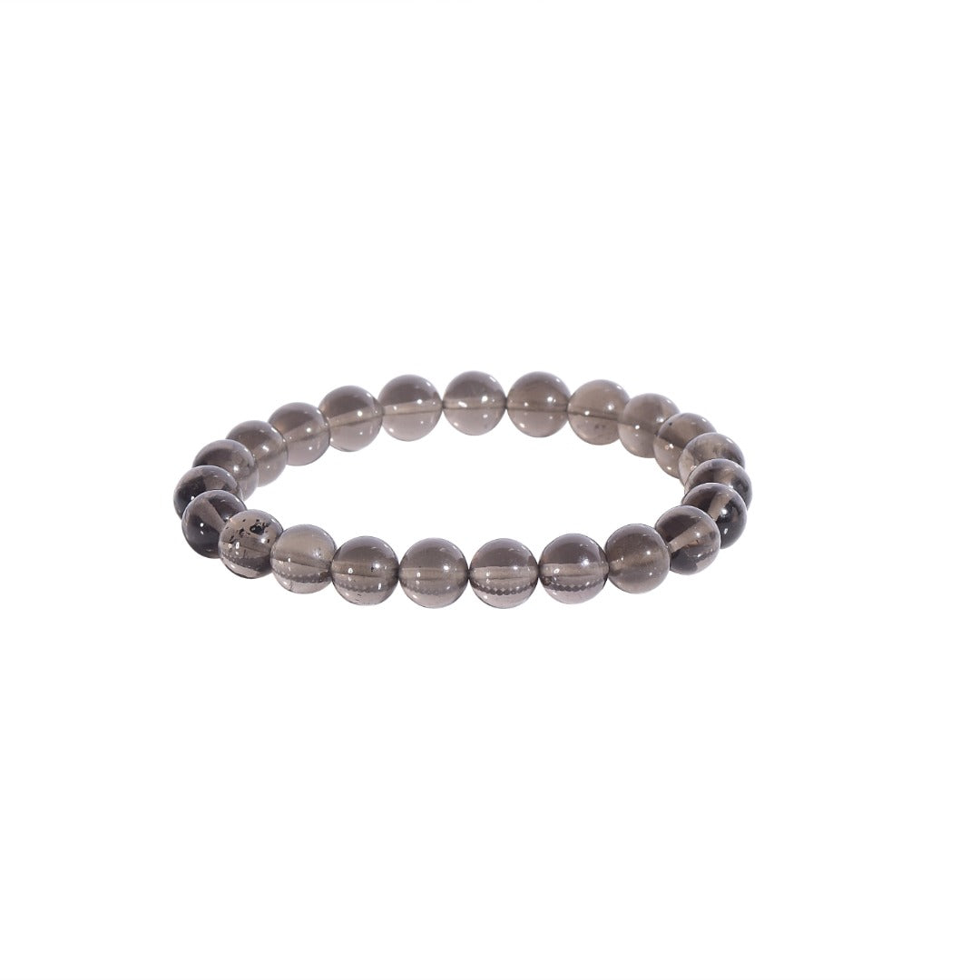 Colombianite Tektite 8mm Beaded Bracelet