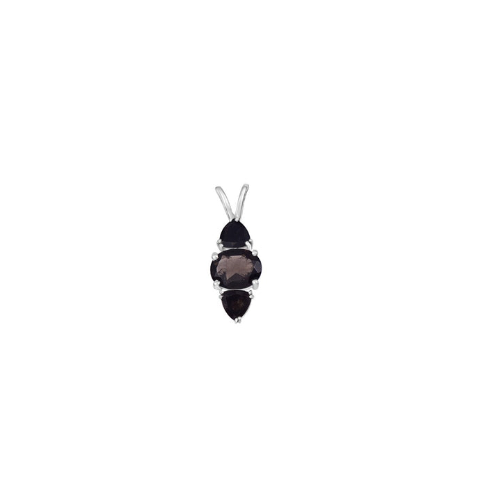 Cintamani Trillion Sterling Silver Pendant  ( 794138 )
