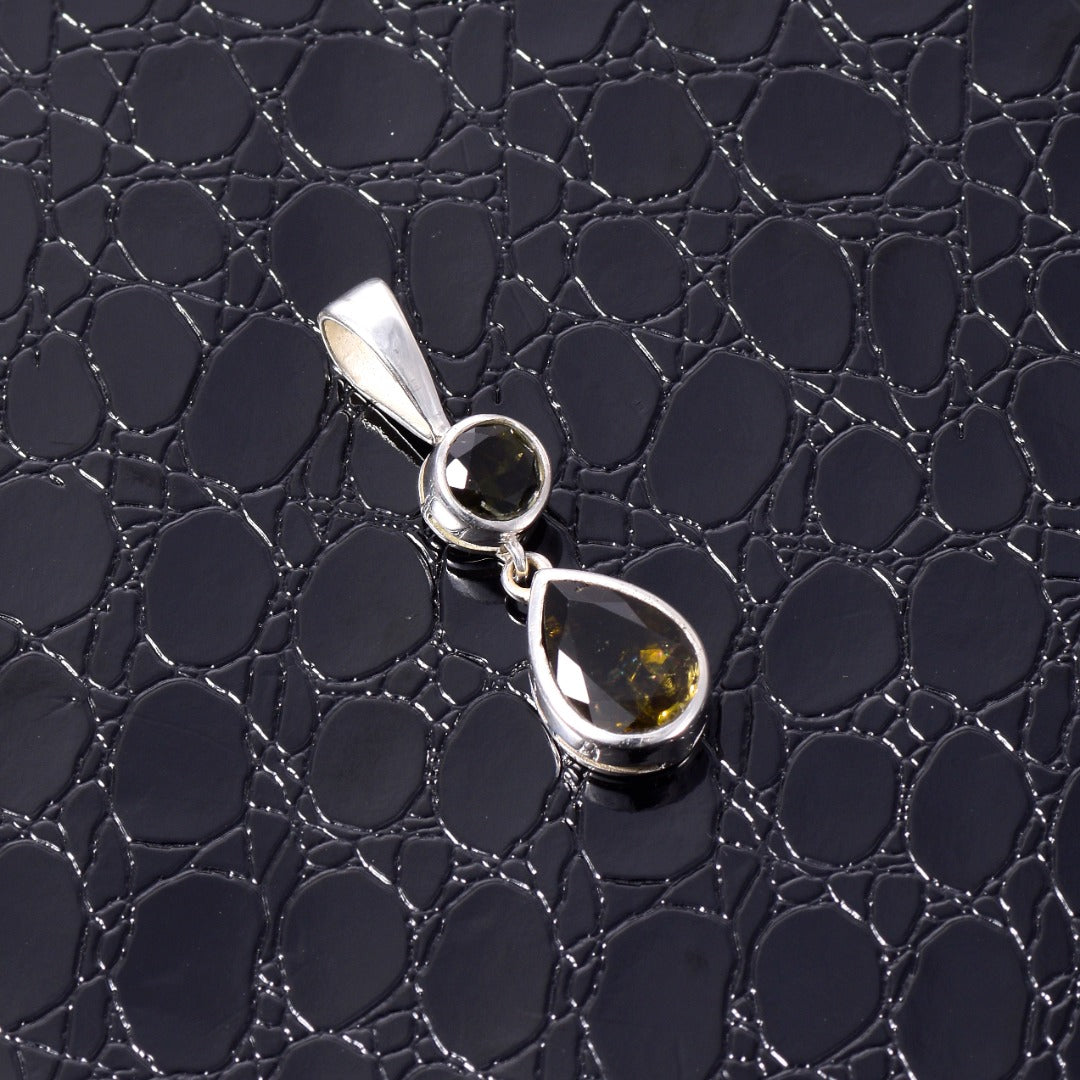 Tourmaline Sterling Silver Pendant ( DSCO493 )