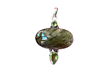 Moldavite Peridot Sterling Silver Pendant  ( 291286 )