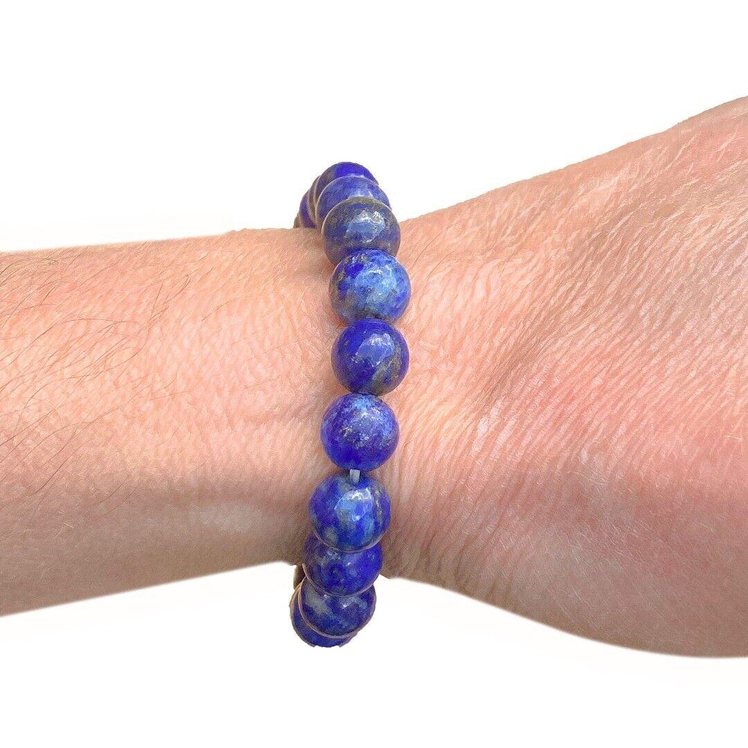 Lapis Lazuli 8mm Beaded Healing Bracelet  ( 814974 )