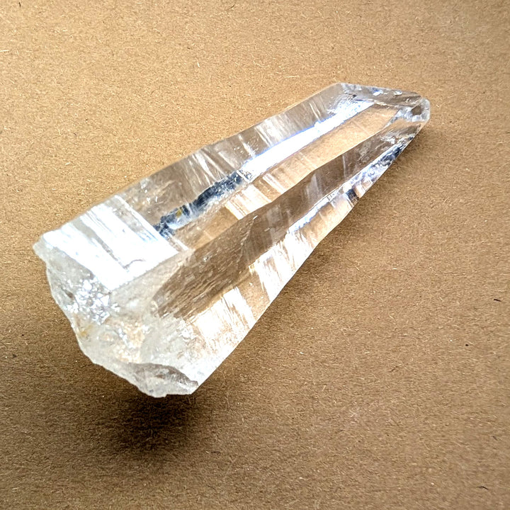 Danburite Crystal Point 71g High Clarity Natural Blade Specimen