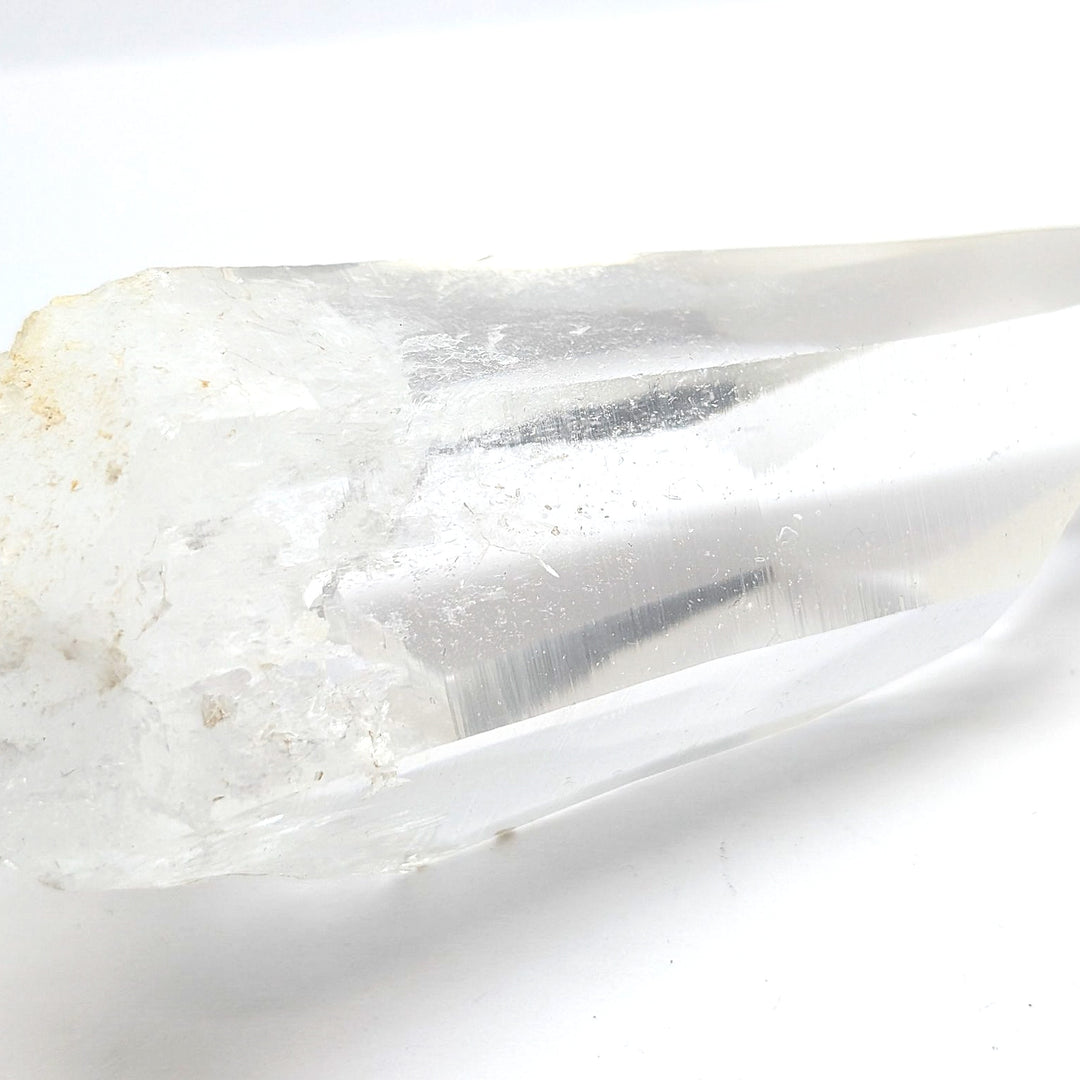Satyaloka Clear Azeztulite Point 293g High Clarity Quartz Wand