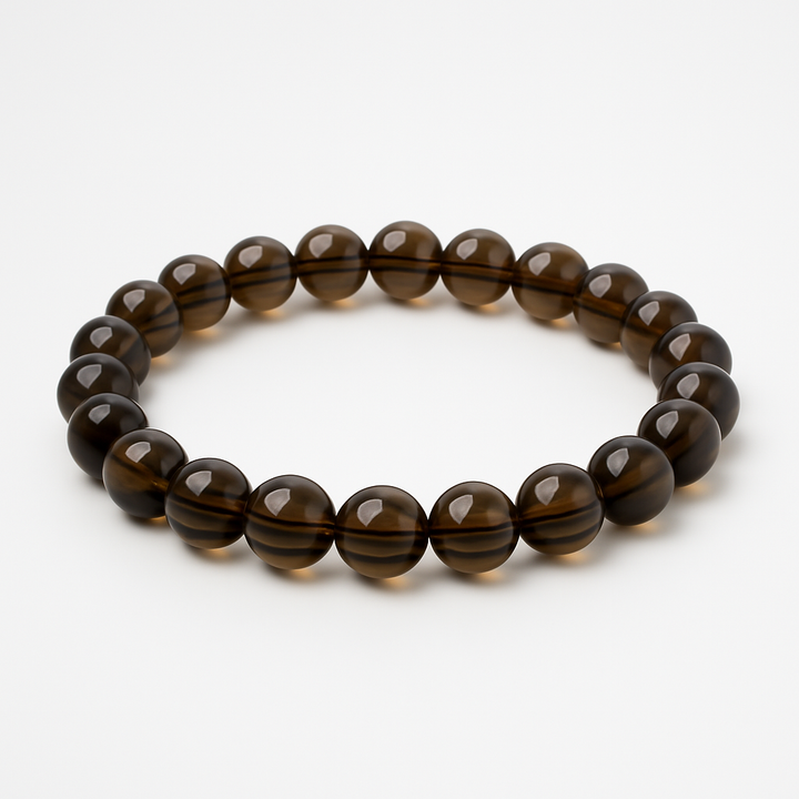 Cintamani Saffordite Tektite 8mm Beaded Bracelet