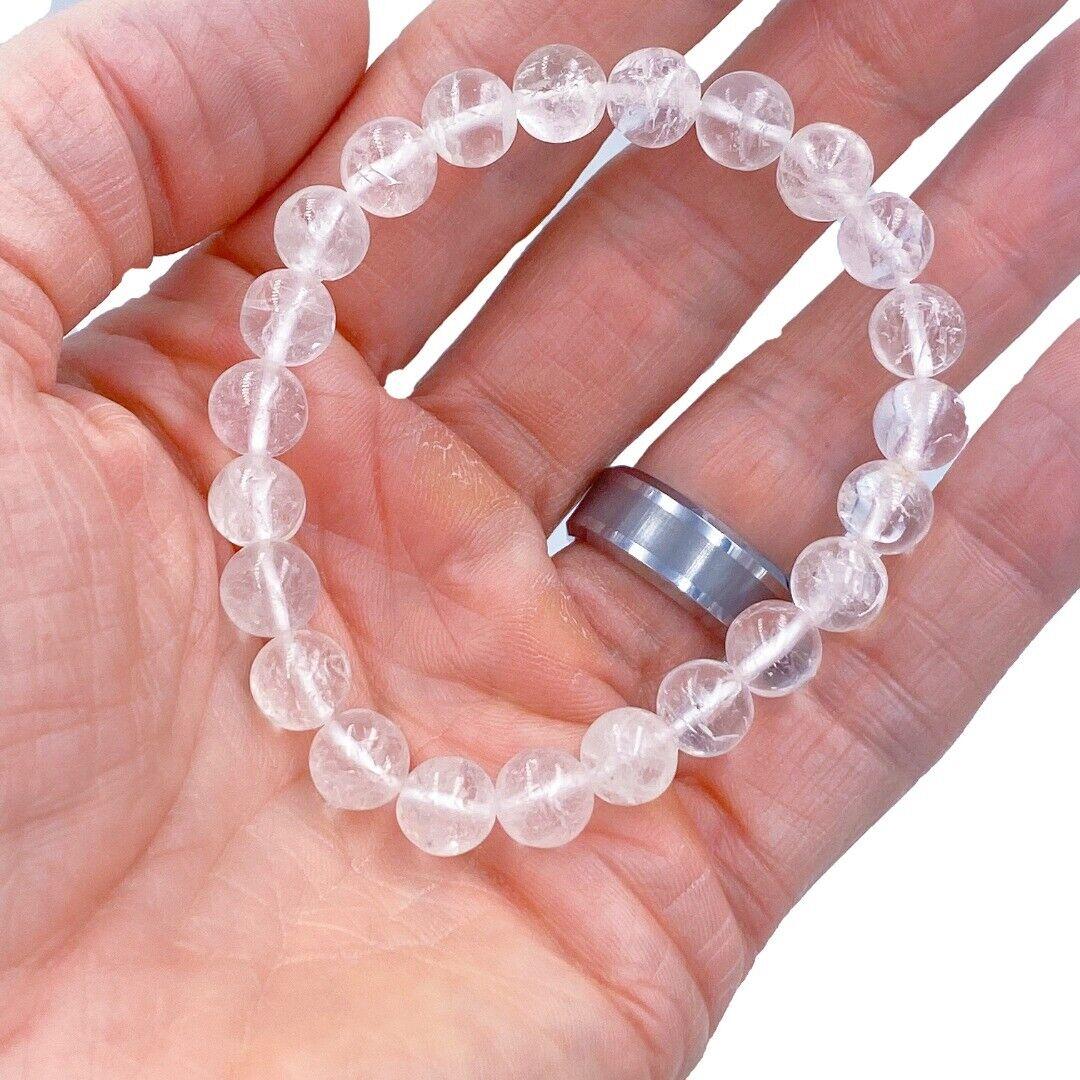 Danburite 8mm Beaded Healing Bracelet ( 80854)