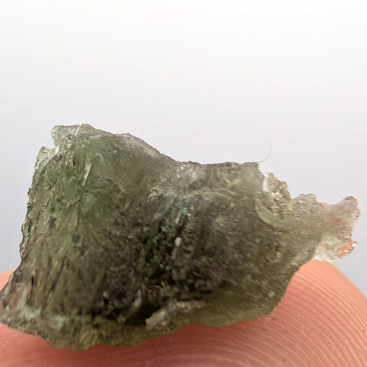 Moldavite Tektite Specimen 0.5g Raw Delicate Czech Glass