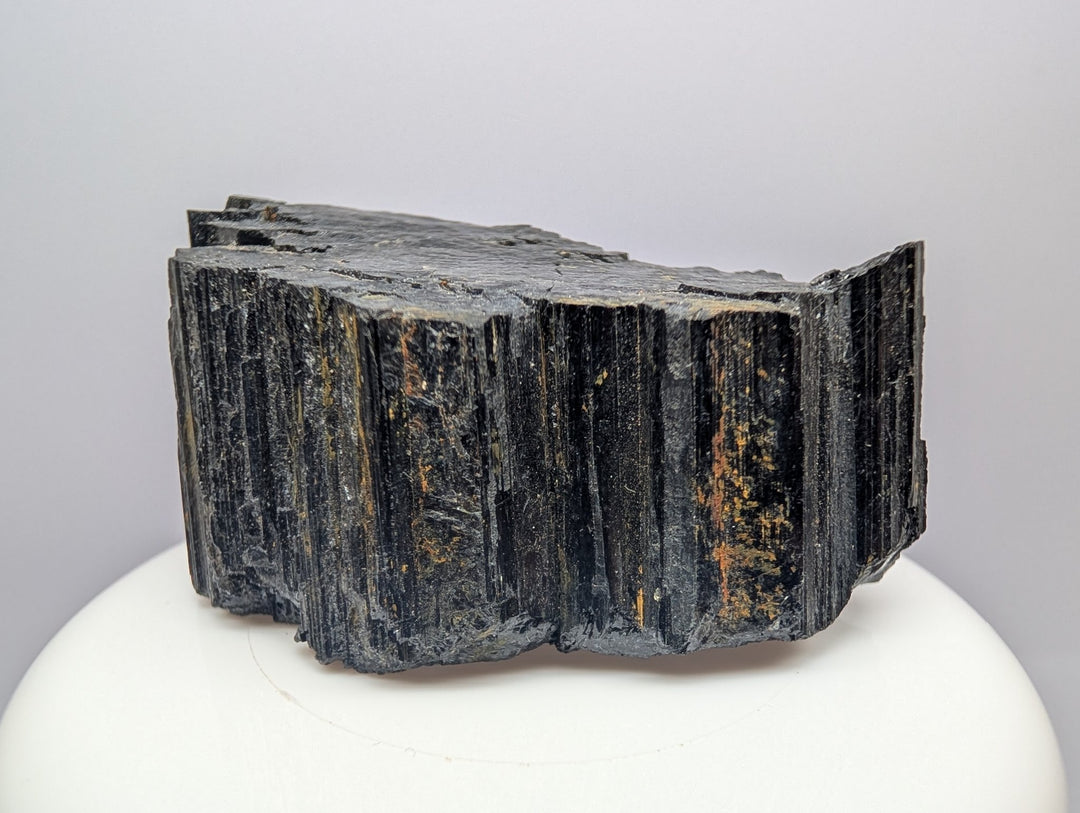 Black Tourmaline Specimen 50g Raw Striated Crystal Schorl