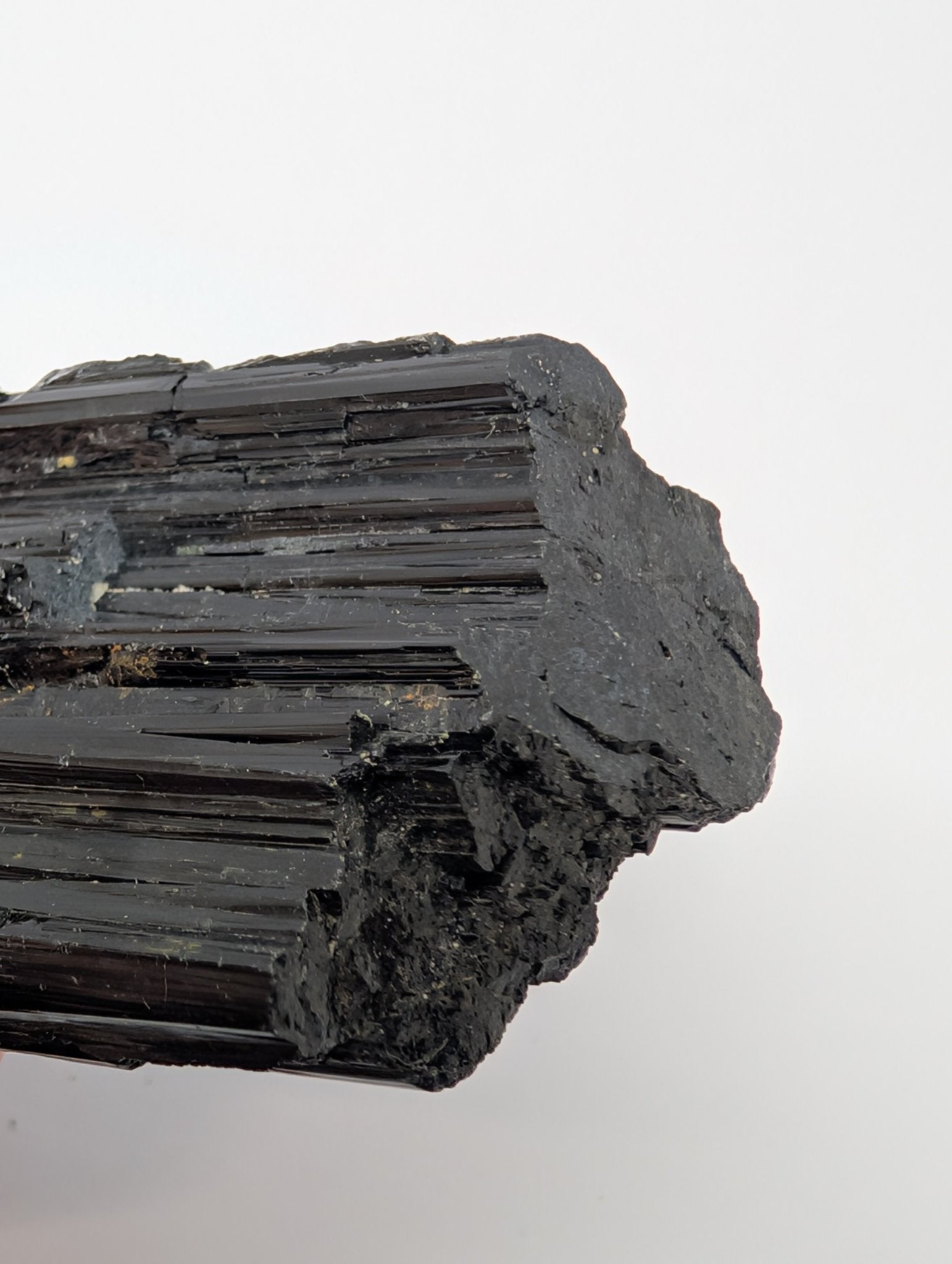 Black Tourmaline Specimen 144g Large Raw Columnar Crystal