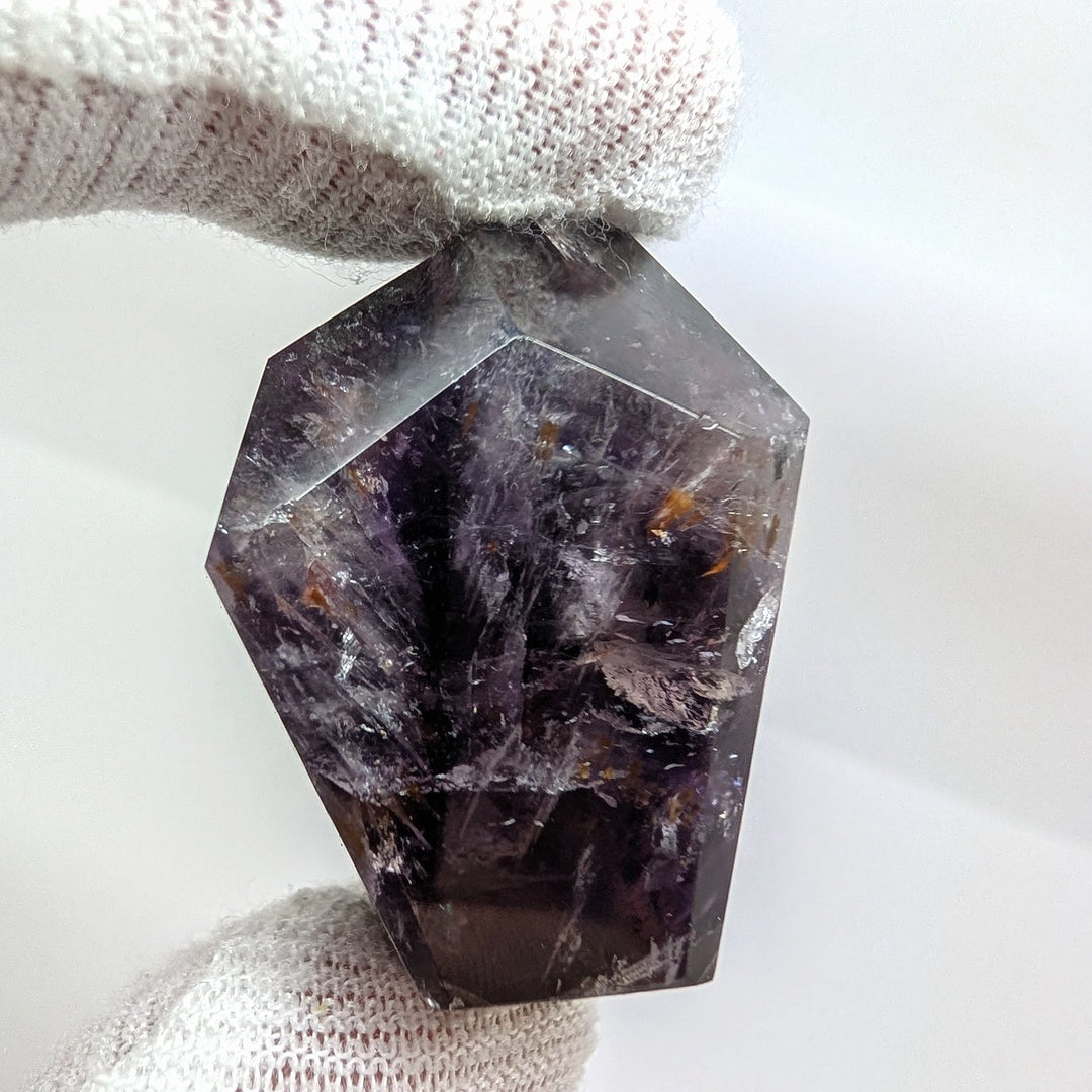 Super Seven Crystal Point 26g Polished Rainbow Sacred Seven Quartz