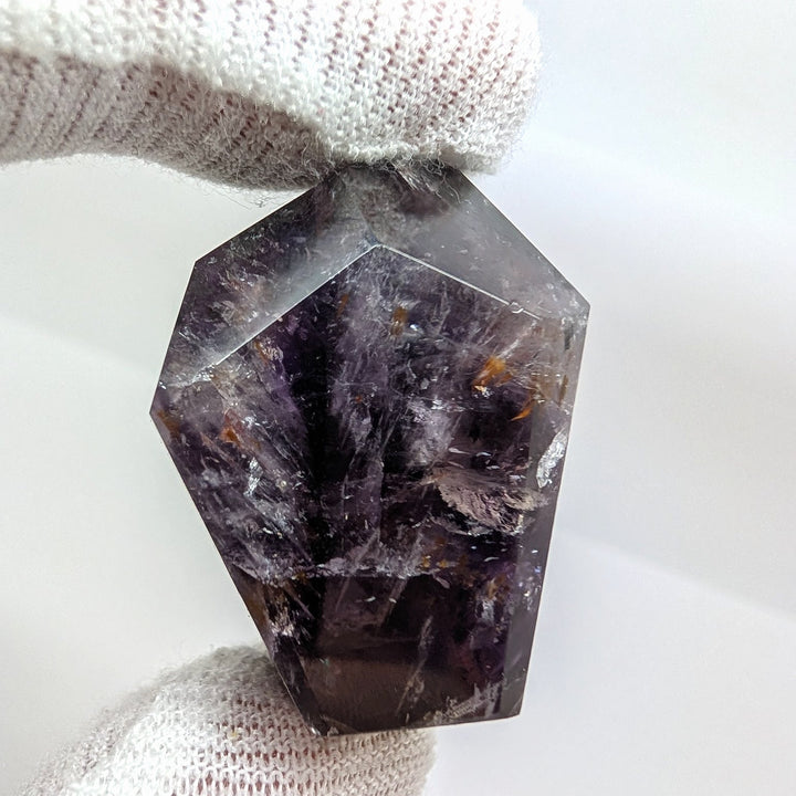 Super Seven Crystal Point 26g Polished Rainbow Sacred Seven Quartz
