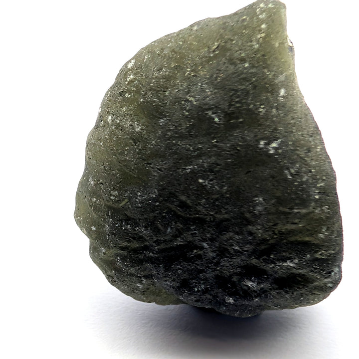 Moldavite Tektite Specimen 6.1g Raw Deep Green Tektite