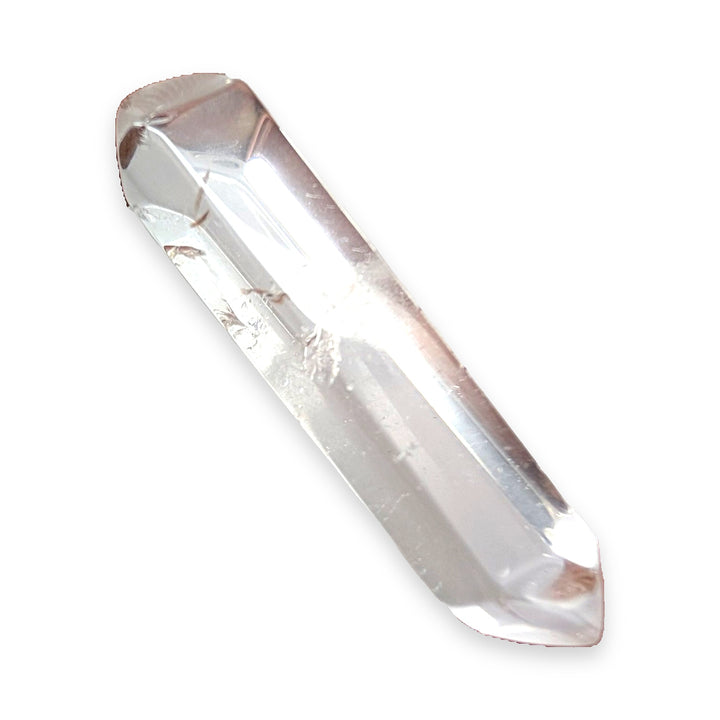 Satyaloka Clear Quartz Double Terminated Point 6-8g AAA Specimen