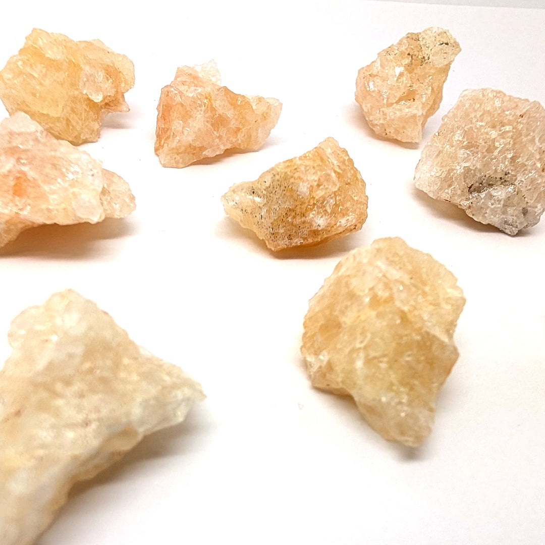 Himalaya Gold Azeztulite Raw Crystal Specimen High Frequency