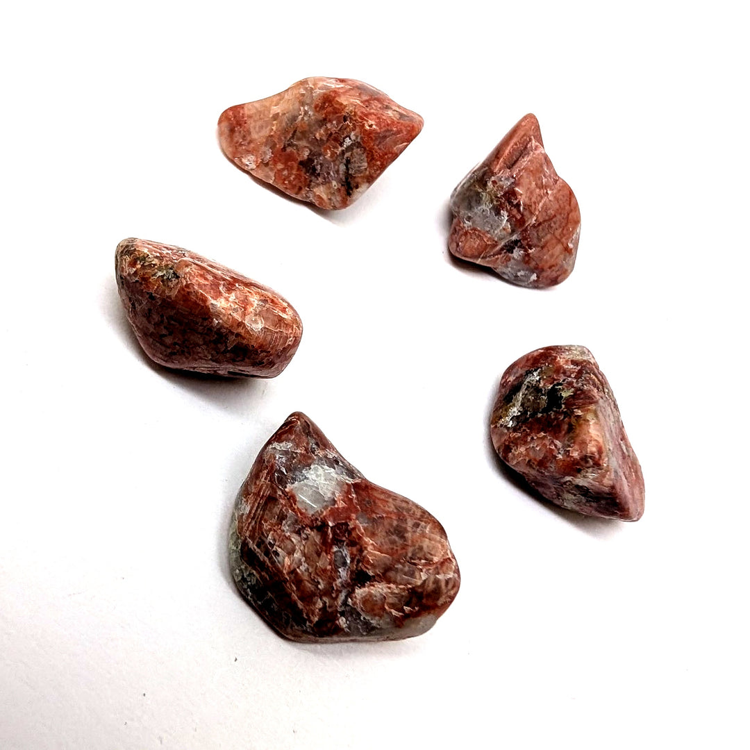 Pink Azeztulite Tumbled Stones 4g Polished Pocket Crystals
