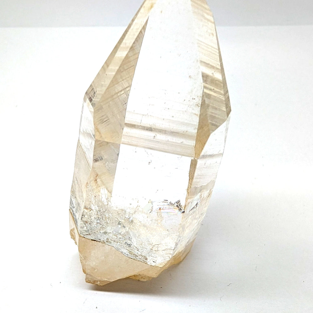 Satyaloka Clear Azeztulite Point 89g High Clarity Quartz Wand
