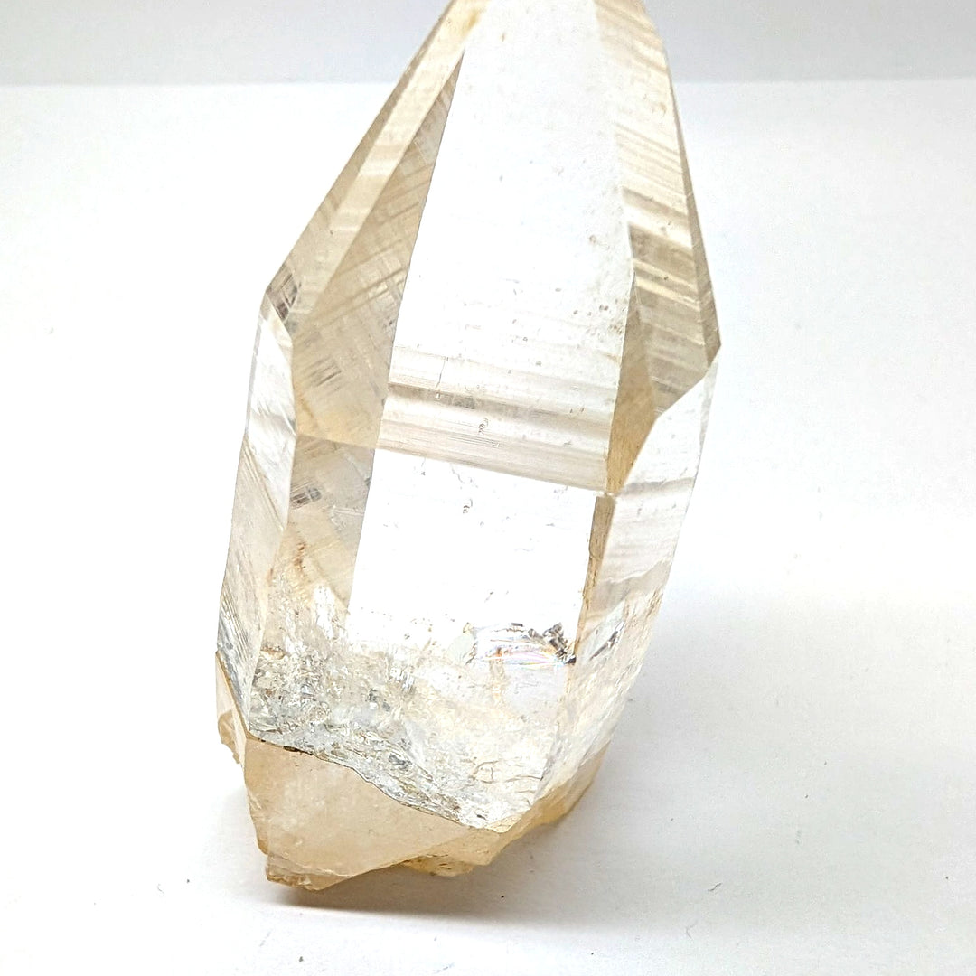 Satyaloka Clear Azeztulite Point 89g High Clarity Quartz Wand