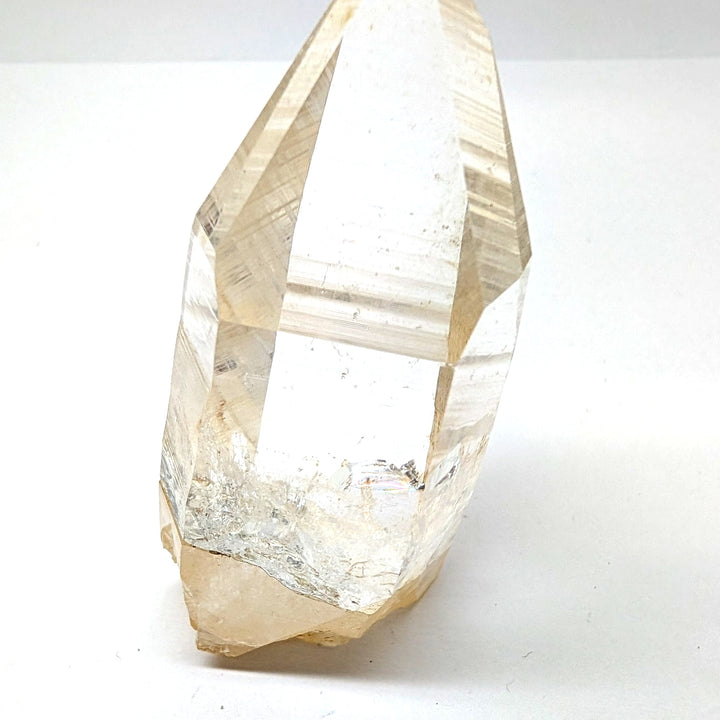 Satyaloka Clear Azeztulite Point 89g High Clarity Quartz Wand