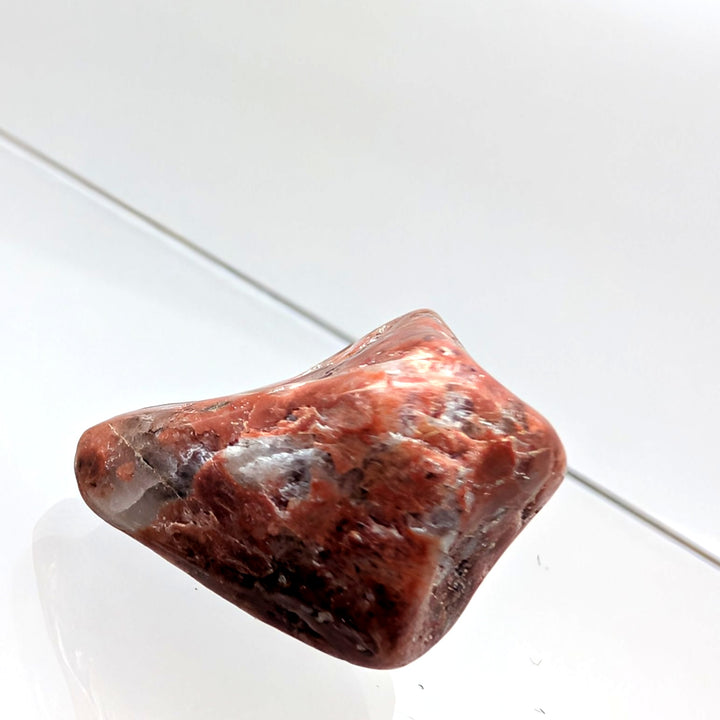 Pink Azeztulite Tumbled Stone 5.4g Polished Quartz Specimen