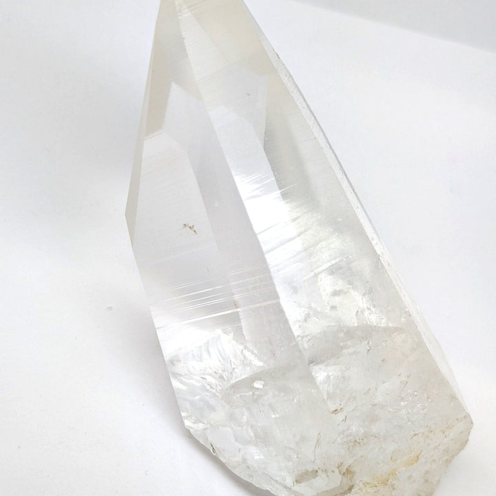 Satyaloka Clear Azeztulite Point 293g High Clarity Quartz Wand